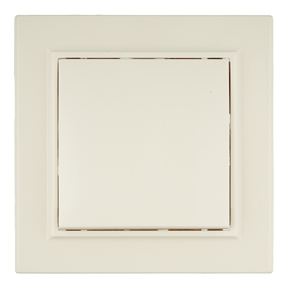 Выключатель EKF Минск одноклавишный встраиваемый бежевый с самовозвратом (ERV10-028-20)