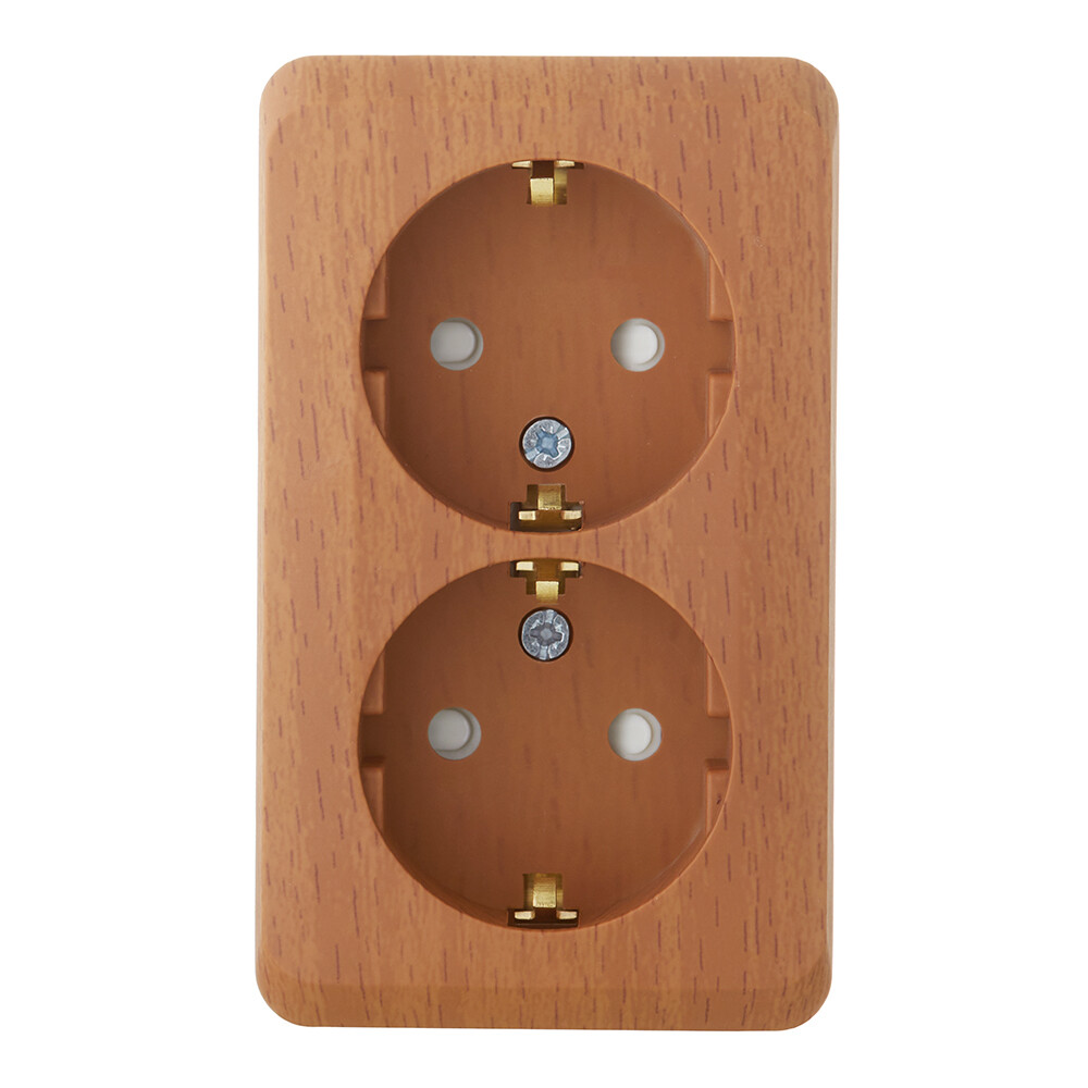 Розетка Systeme Electric Этюд накладная бук со шторками (PA16-008T)