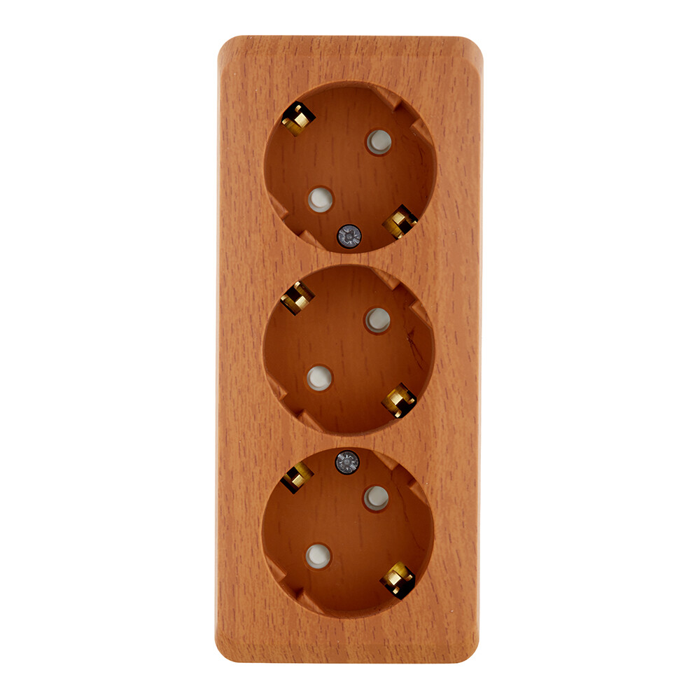 Розетка Systeme Electric Этюд накладная бук со шторками (PA16-012T)