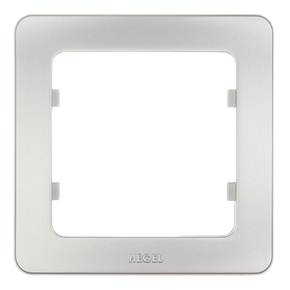 Рамка Hegel Master одноместная серебро (Р401-06)
