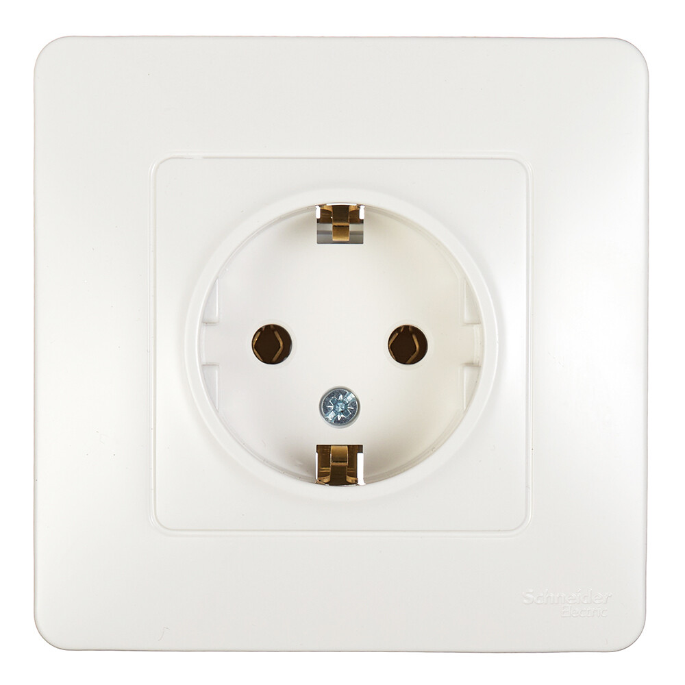 Розетка Systeme Electric Blanca встраиваемая белая (BLNRS001011)