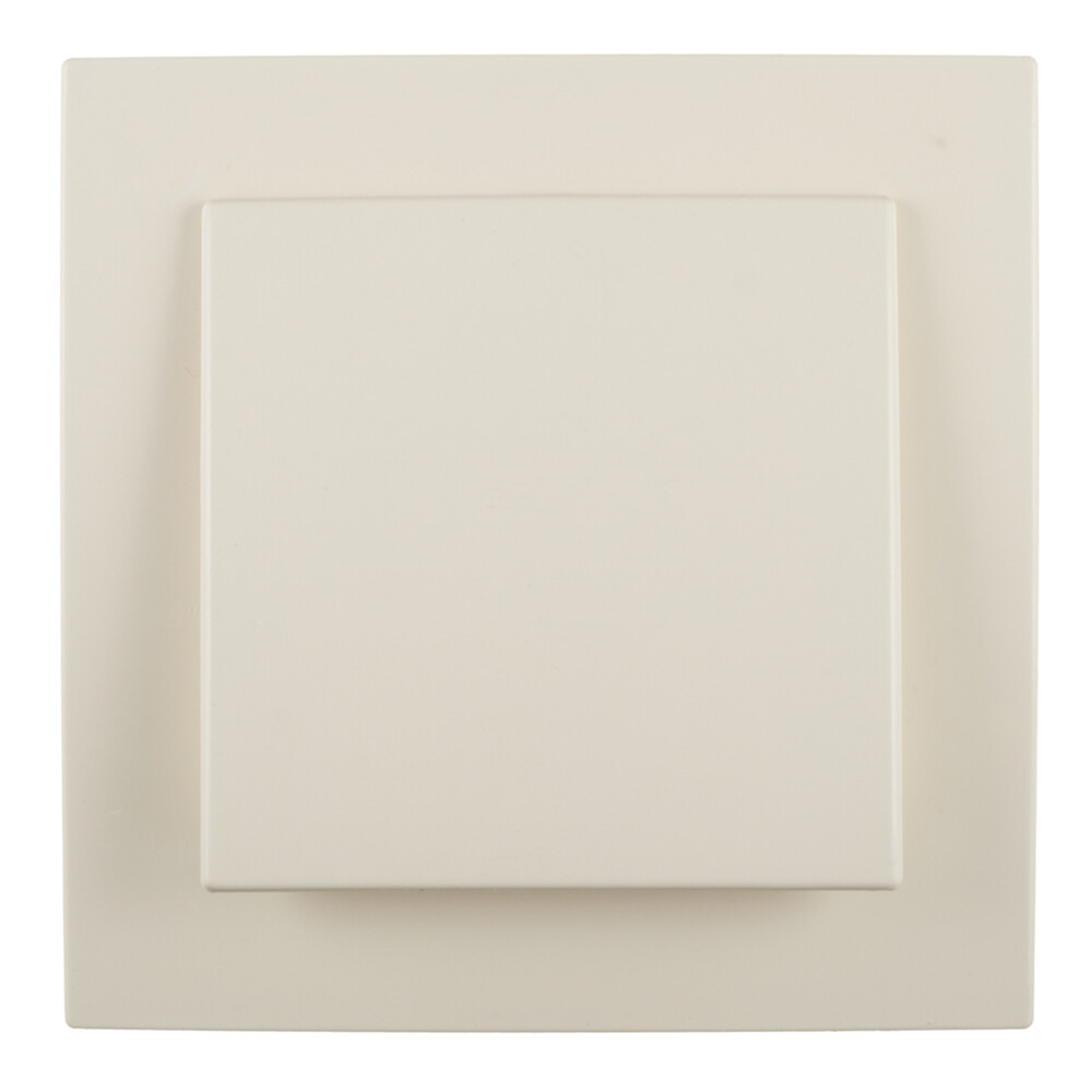 Выключатель Svet одноклавишный встраиваемый бежевый (0604-00031)