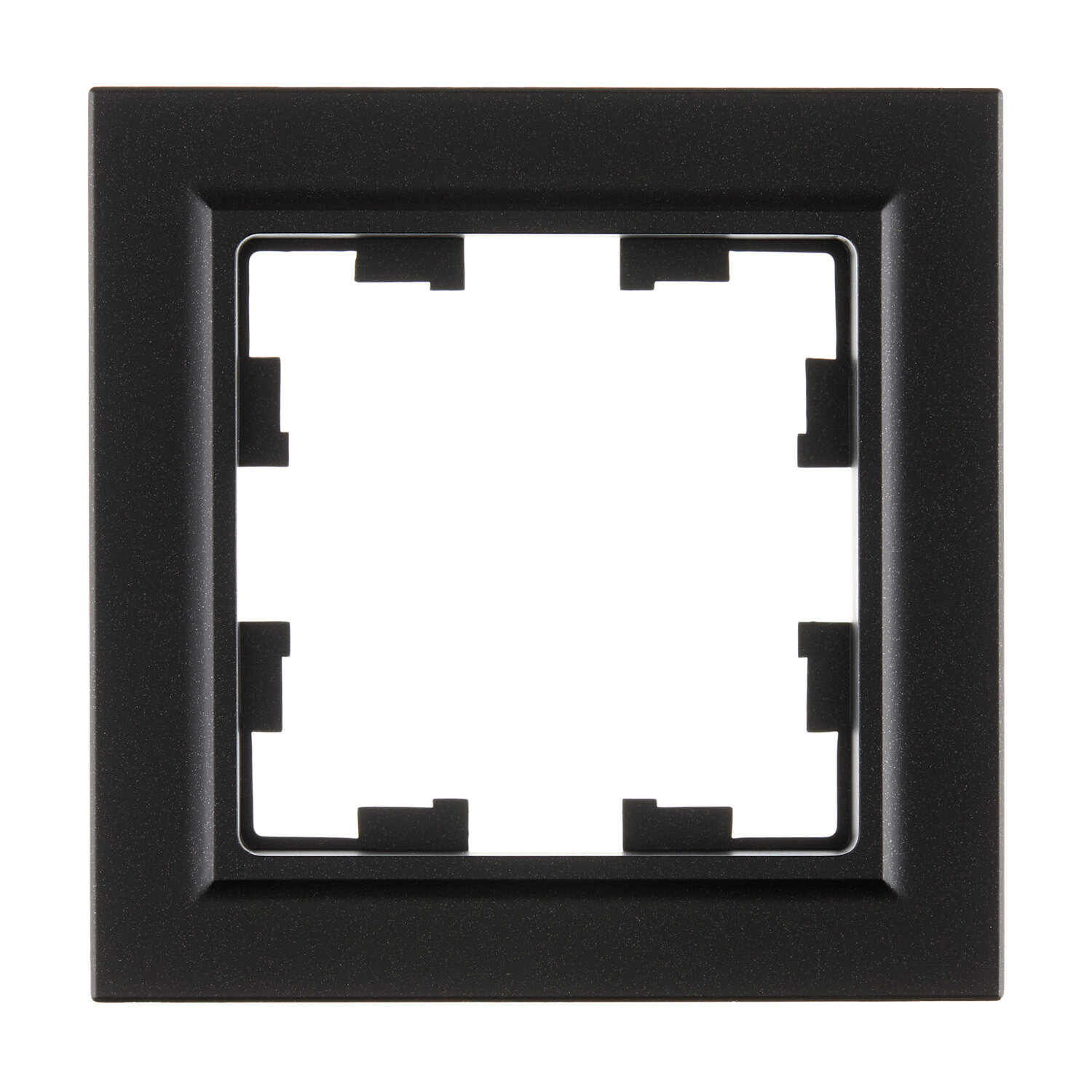 Рамка IEK Brite РУ-1-БрЧ-44 одноместная черная (BR-M12-44-K02)