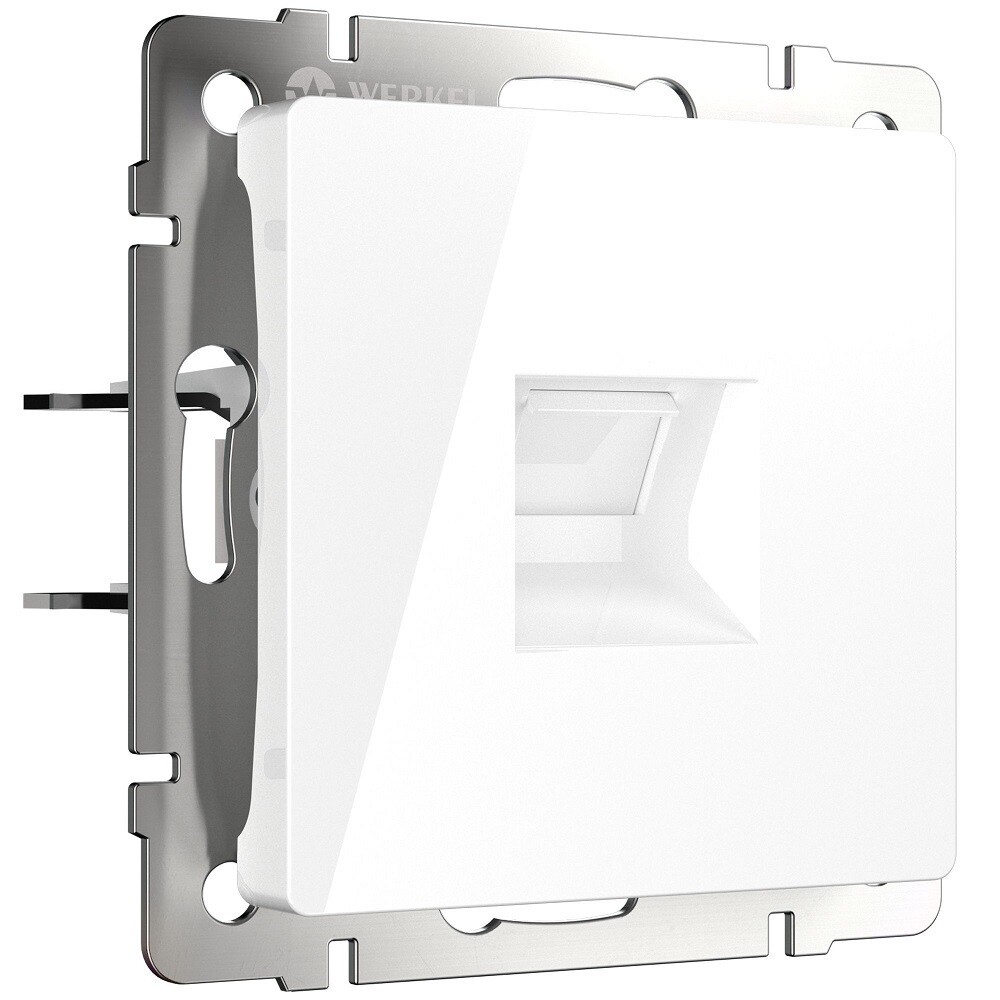 Розетка компьютерная Werkel встраиваемая белая RJ45 (a051136)