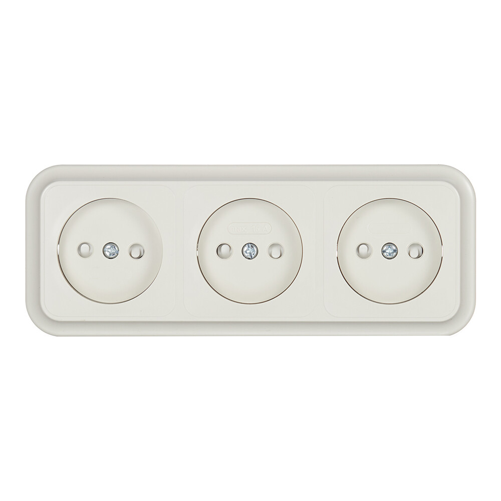 Розетка Svet накладная бежевая (EV0361-8332/4891/4890)