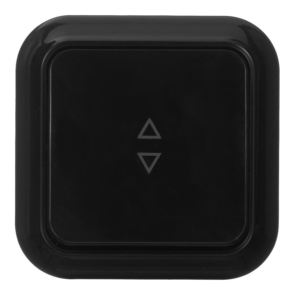 Выключатель Svet одноклавишный накладной черный (EV0361-7311/5668)