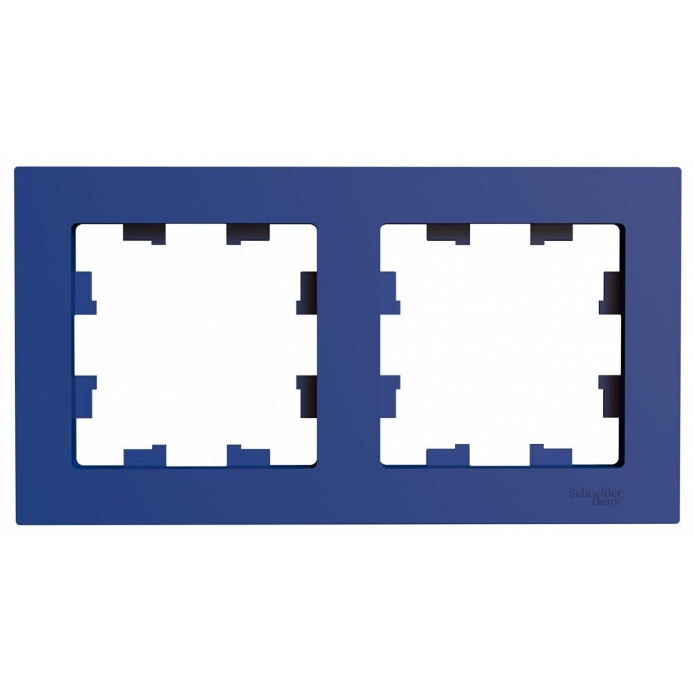 Рамка Systeme Electric AtlasDesign двухместная аквамарин (ATN001102)