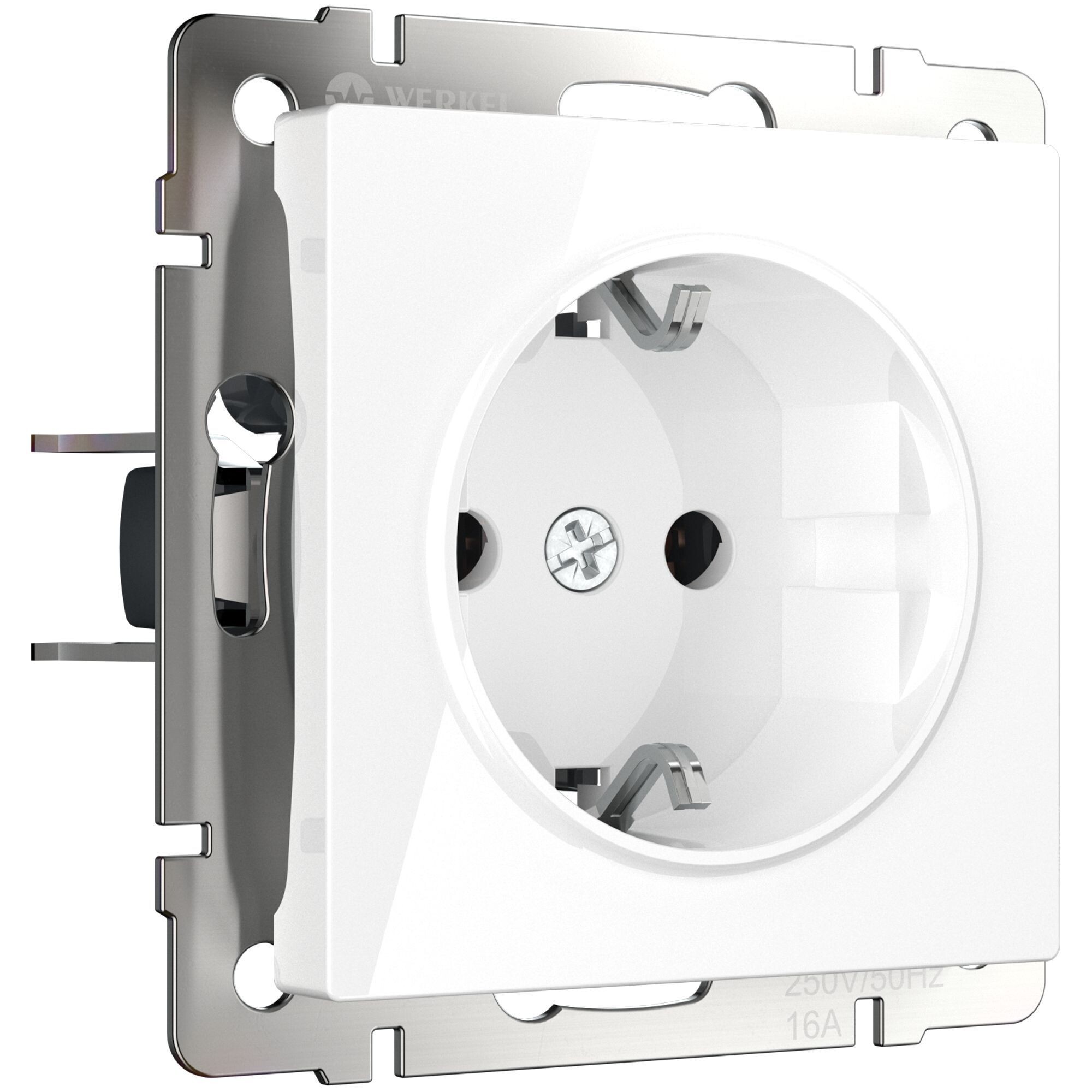 Розетка Werkel встраиваемая белая (a051108)