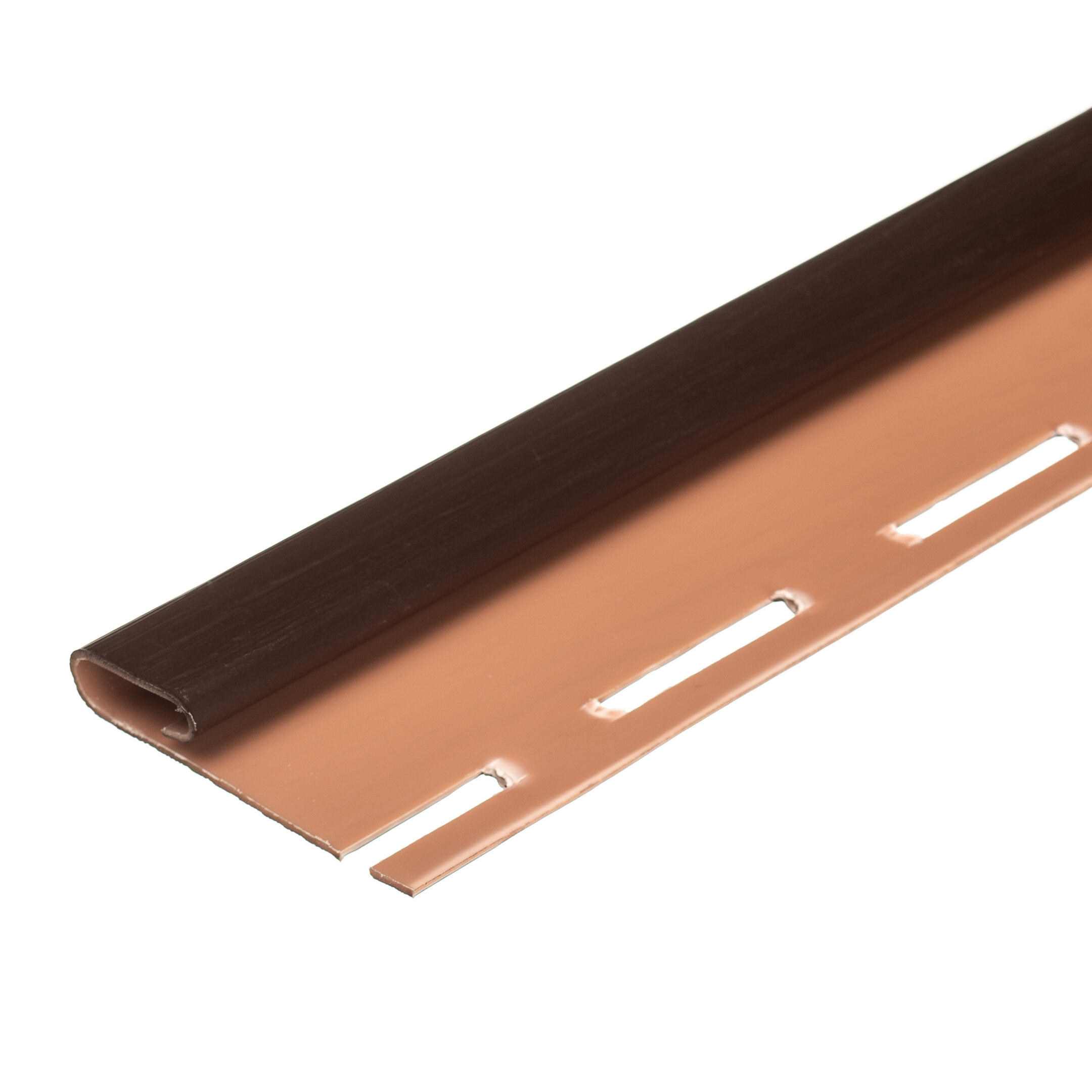Планка финишная Альта-Профиль 3000 мм коричневая
