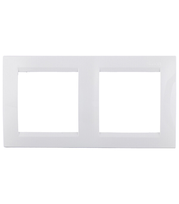 Рамка Simon 15 двухместная белая (1500620-030)
