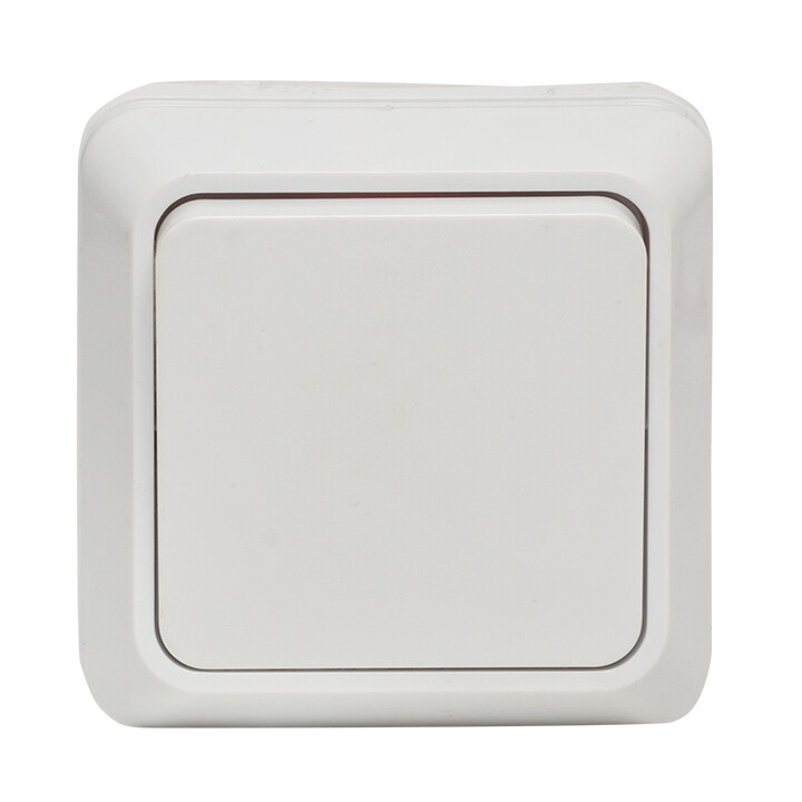 Выключатель EKF Рим одноклавишный накладной белый (ENV10-021-10)