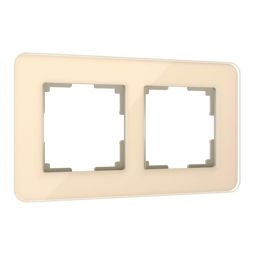 Рамка Werkel Elite двухместная айвори (a057883)