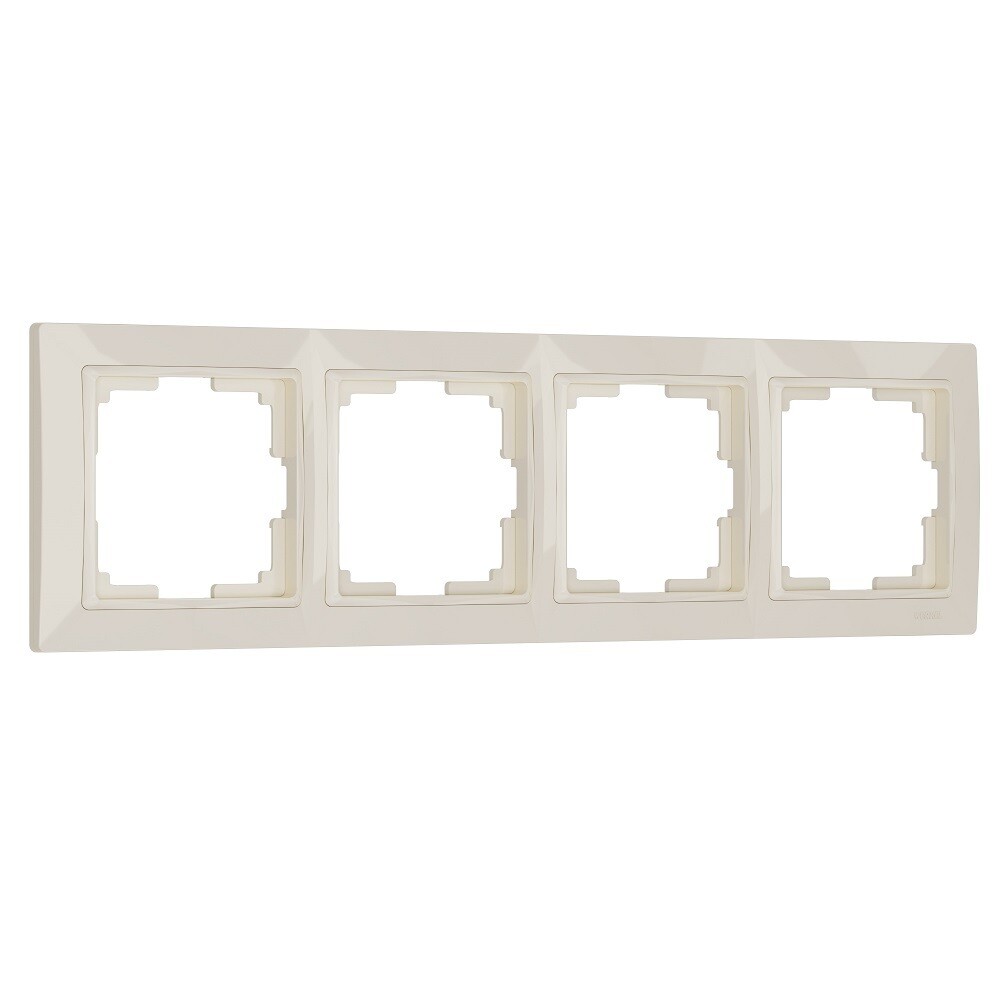 Рамка Werkel Snabb Basic четырехместная слоновая кость (a051306)