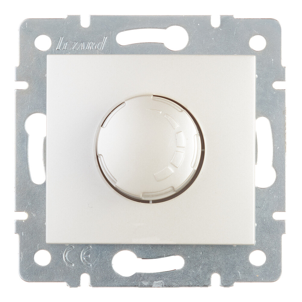 Диммер Lezard Karina встраиваемый жемчужно-белый поворотный (707-3088-115)