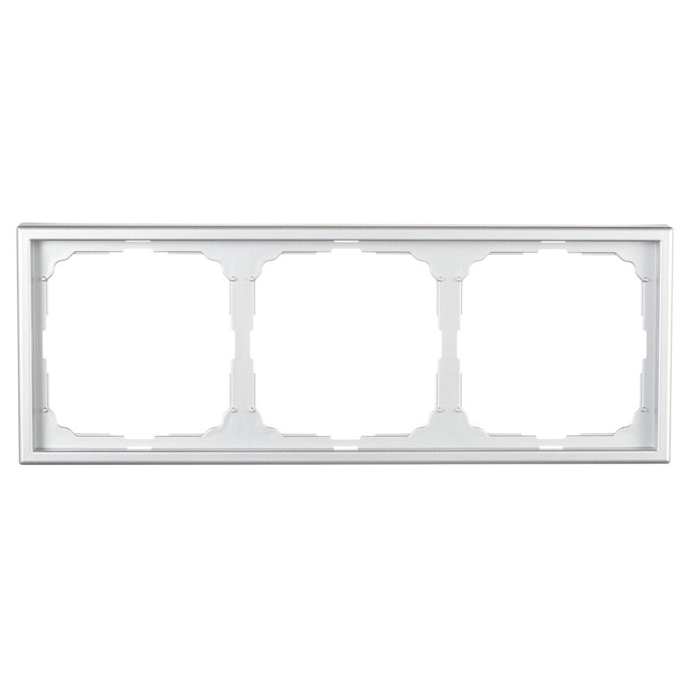 Рамка Systeme Electric ArtGallery трехместная алюминий (GAL000303)