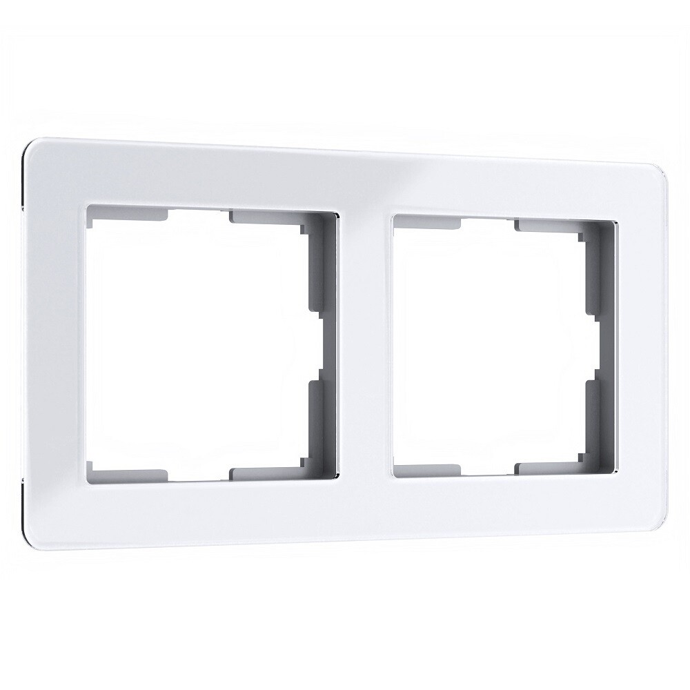 Рамка Werkel Acrylic двухместная белая (a059314)