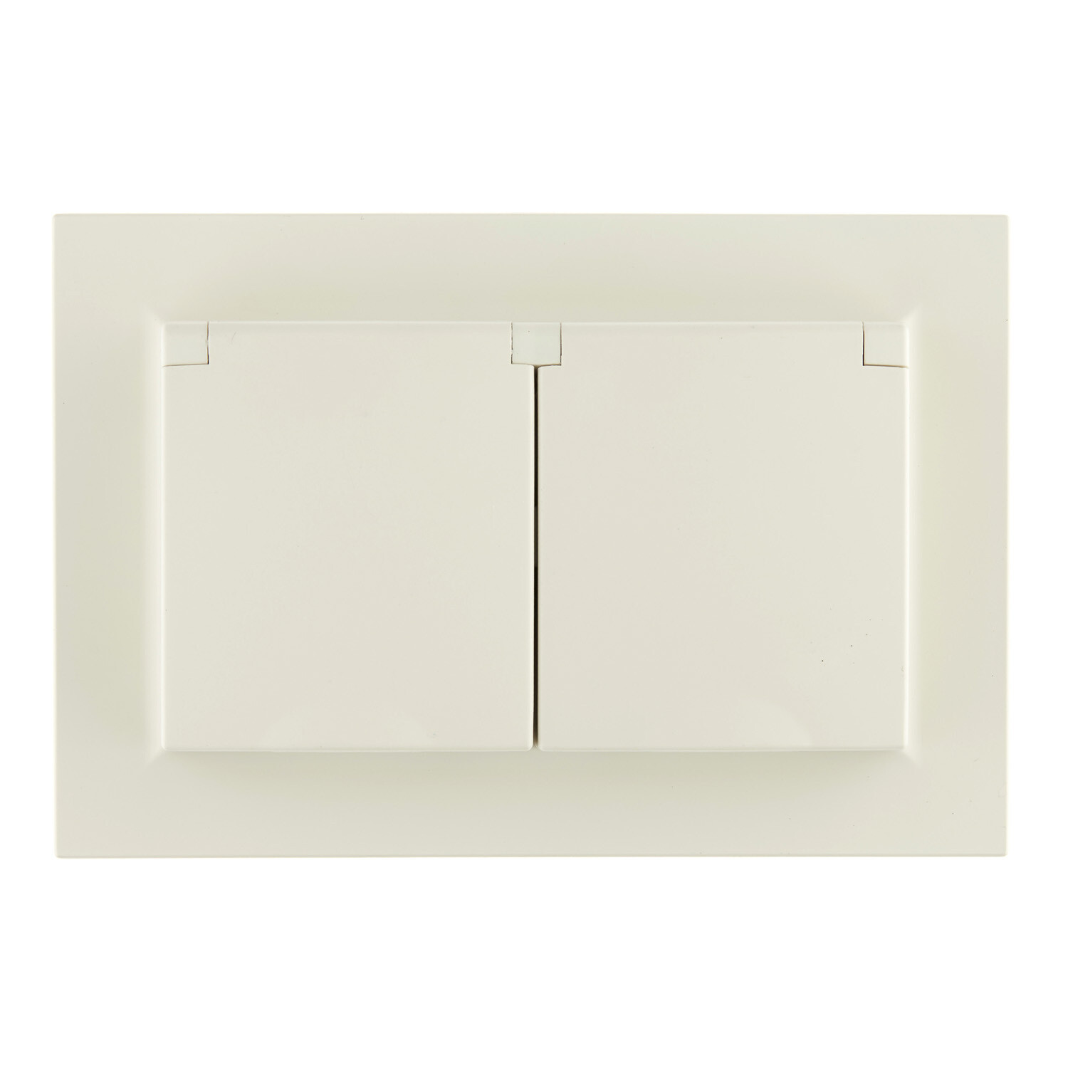 Розетка IEK Brite РСбш12-3-44-БрКр встраиваемая бежевая с крышкой (BR-R26-16-44-K10-F)