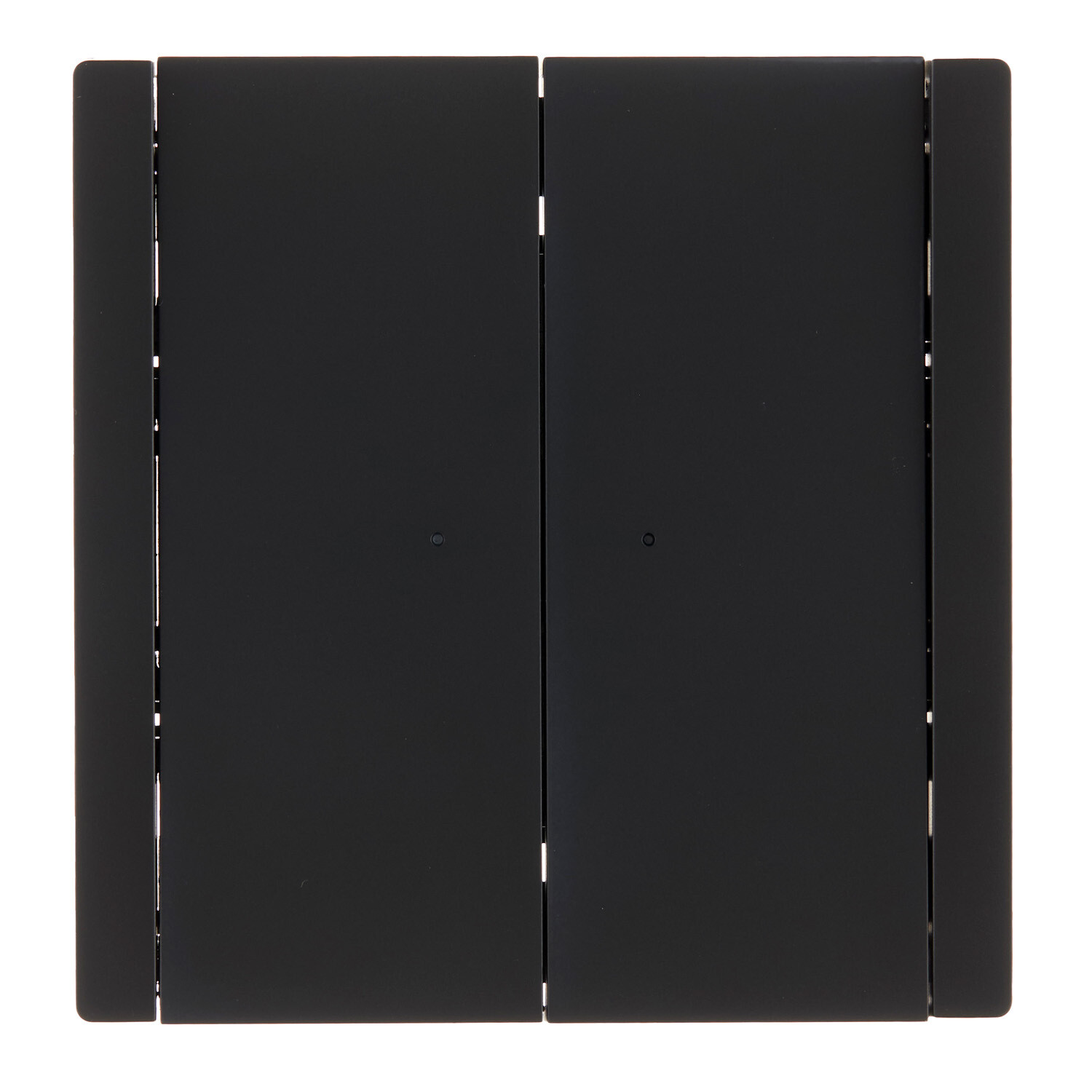 Выключатель IEK Forte&Piano FP108 двухклавишный встраиваемый черный проходной с подсветкой (FP-V22-1-10-1-K02)