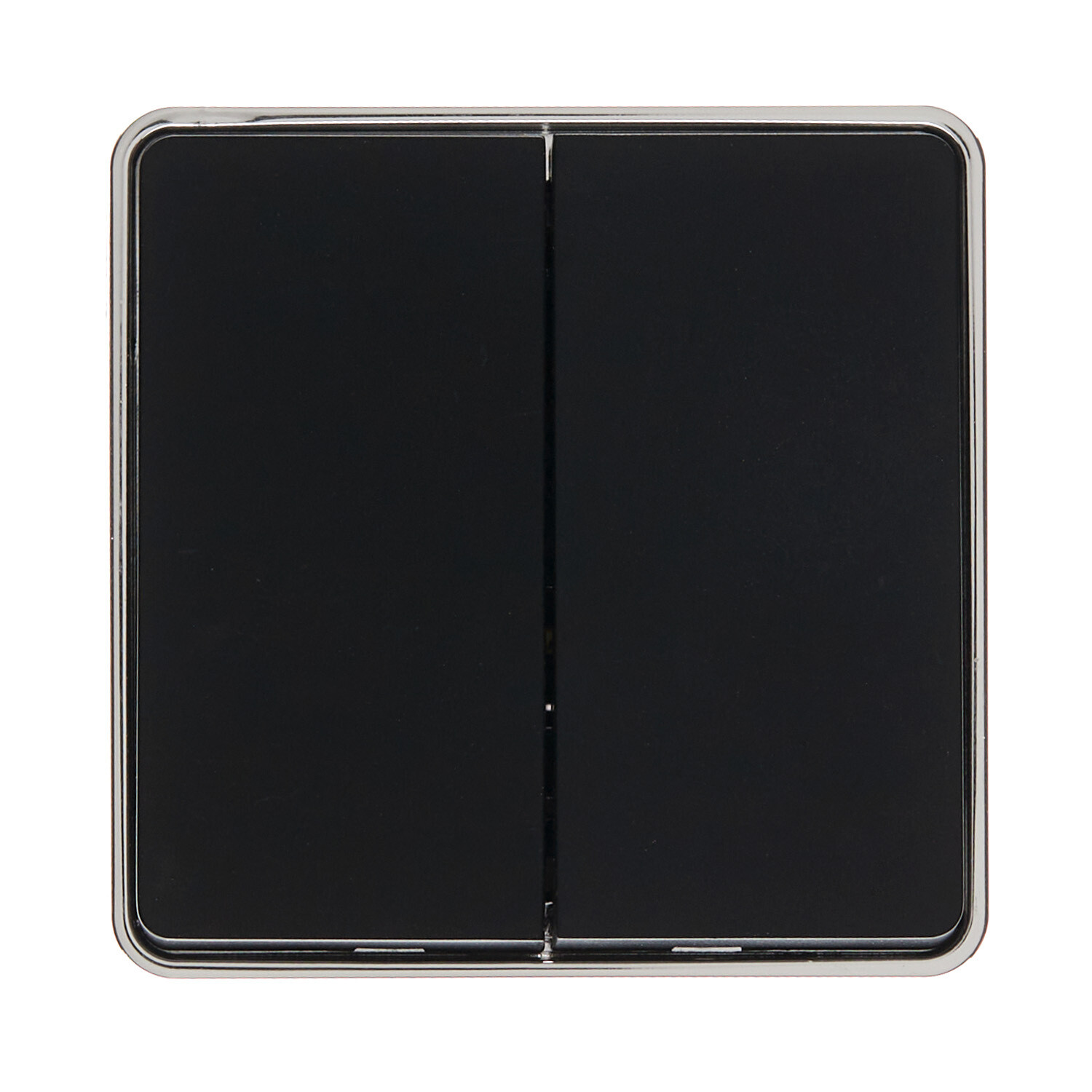 Выключатель Werkel Gallant двухклавишный накладной черный/хром (a050972)