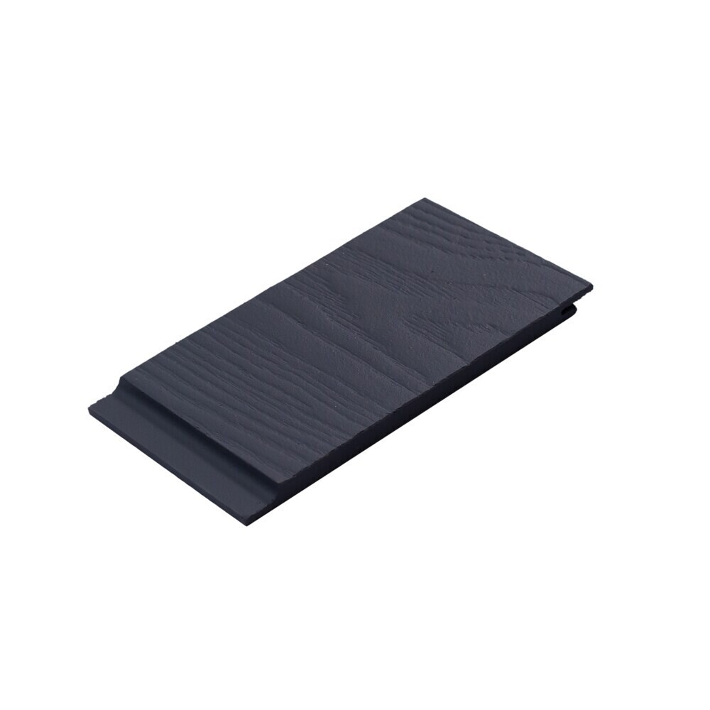 Сайдинг фиброцементный Бетэко Click 3000х190 мм графитовый серый RAL 7024