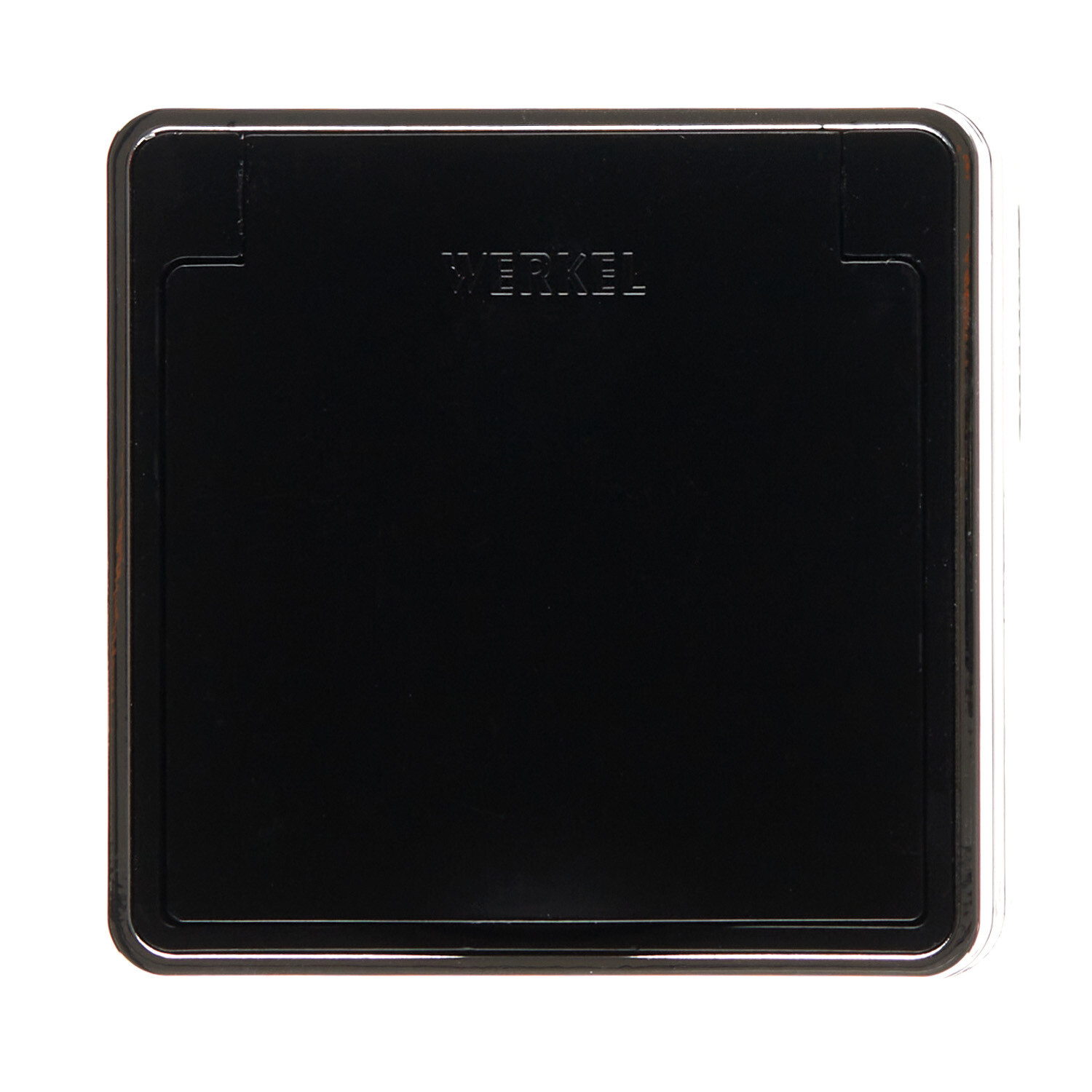 Розетка Werkel Gallant накладная черная со шторками с крышкой (a050970)