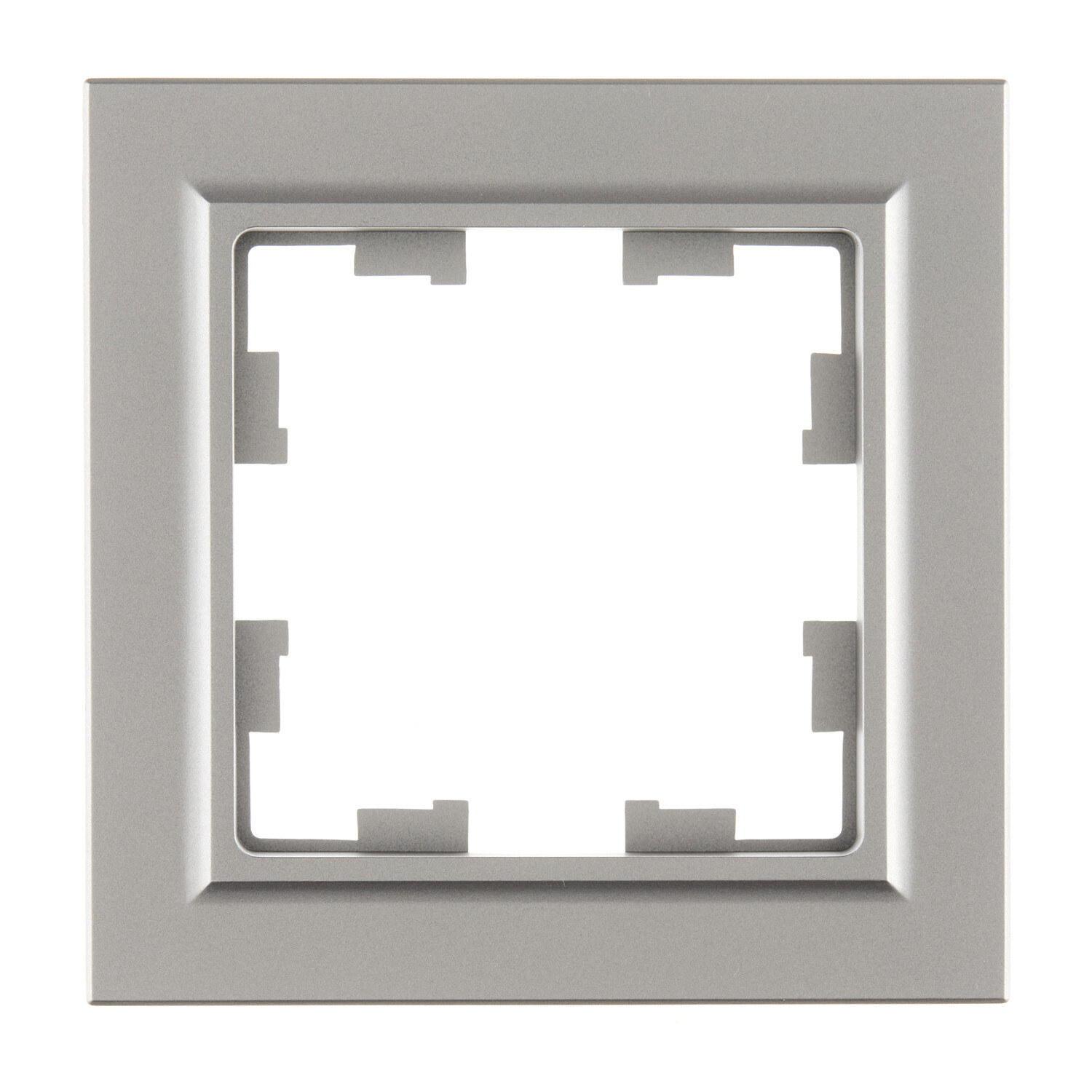 Рамка IEK Brite РУ-1-БрС-44 одноместная сталь (BR-M12-44-K46)