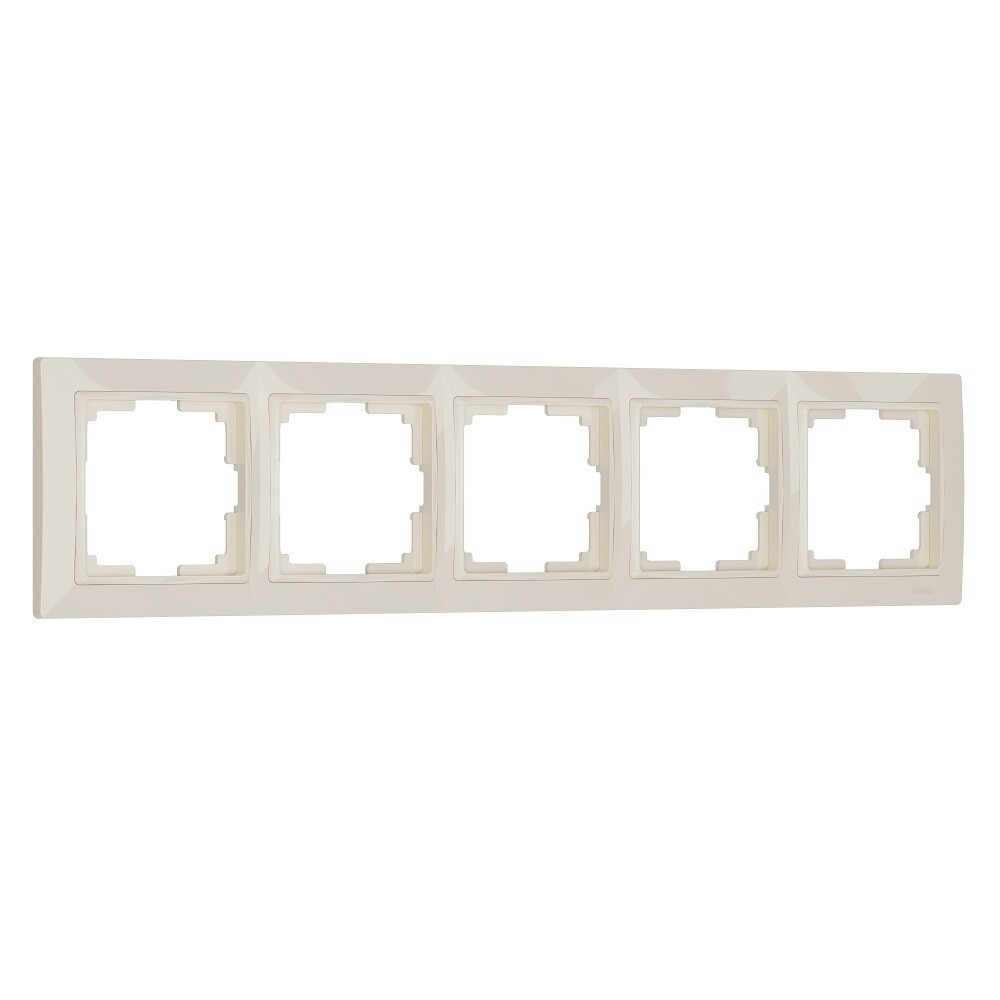 Рамка Werkel Snabb Basic пятиместная слоновая кость (a051292)