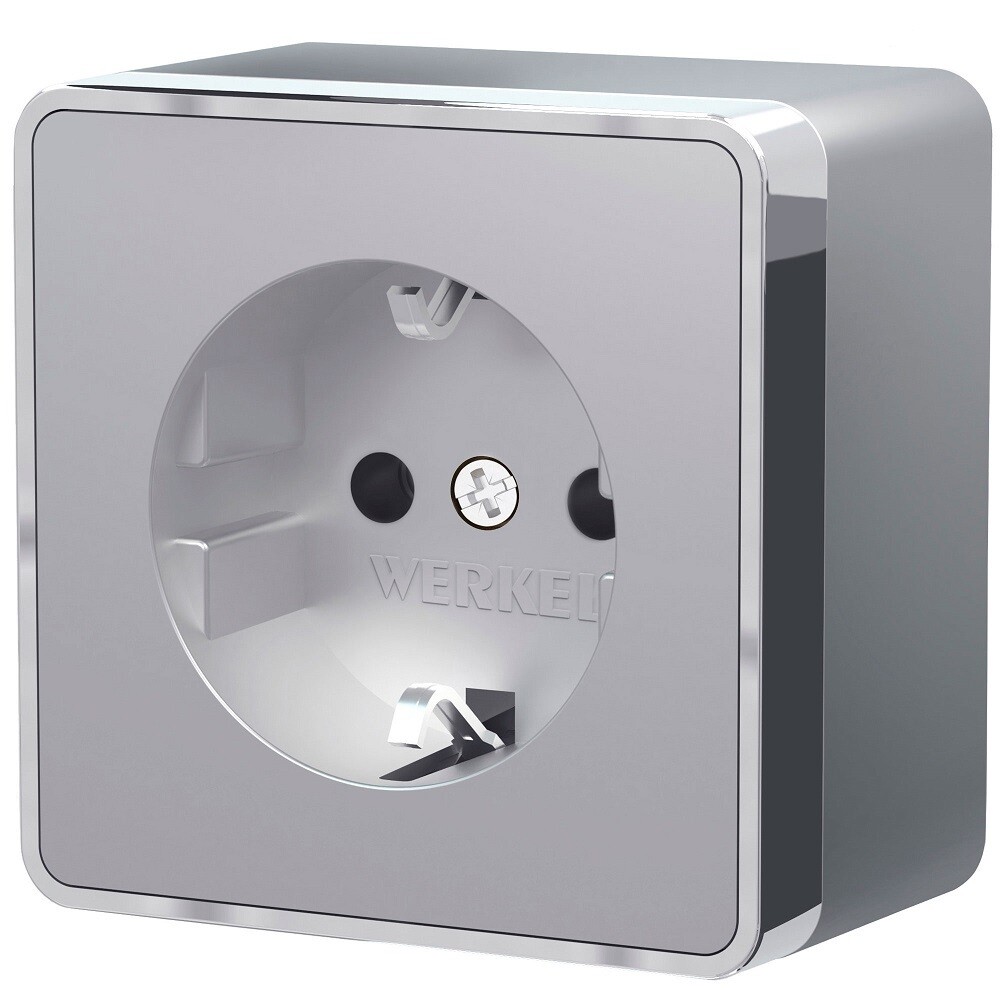 Розетка Werkel Gallant накладная серебряная (a052773)