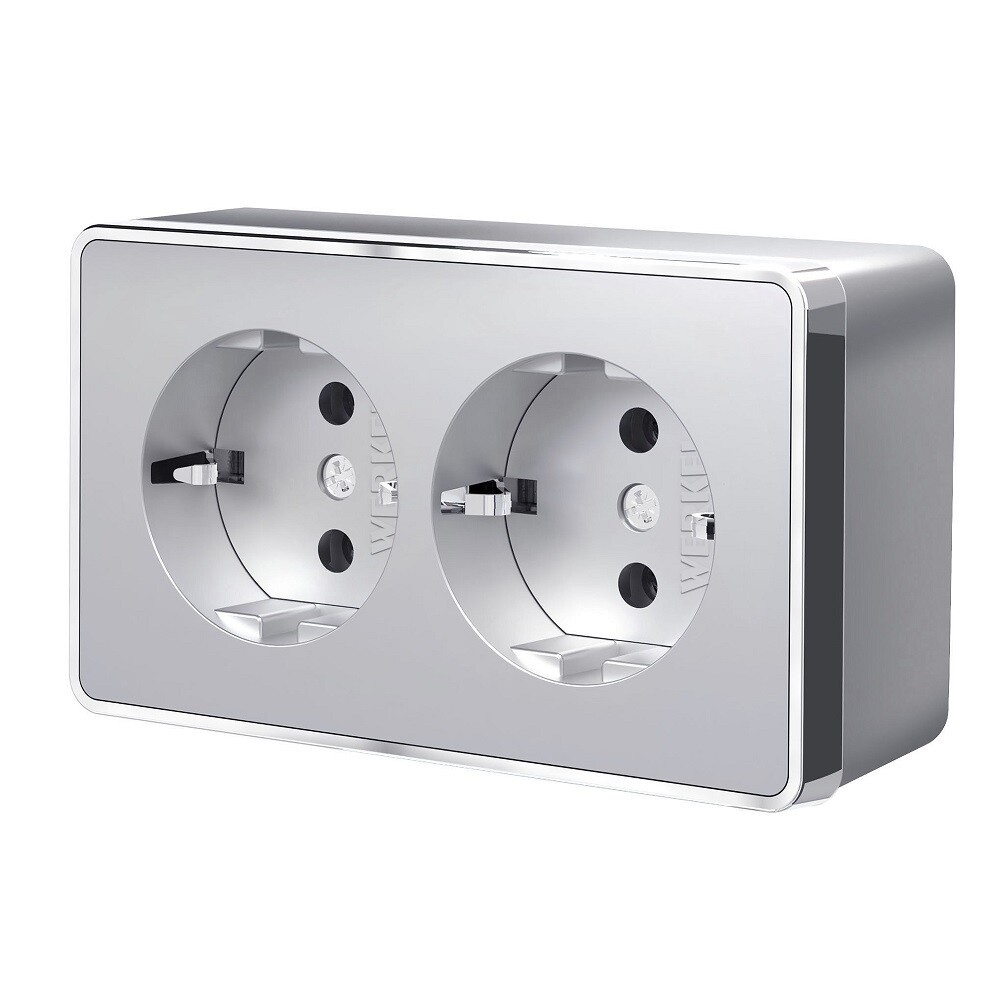 Розетка Werkel Gallant накладная серебряная (a052776)