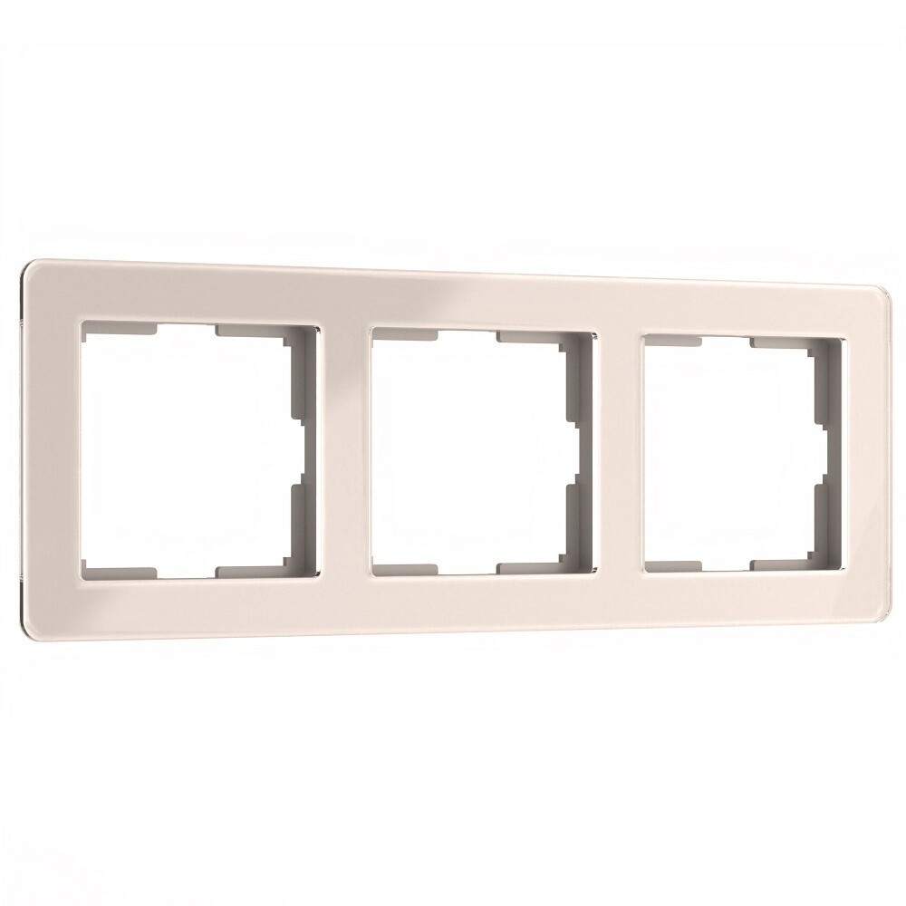 Рамка Werkel Acrylic трехместная айвори (a060539)