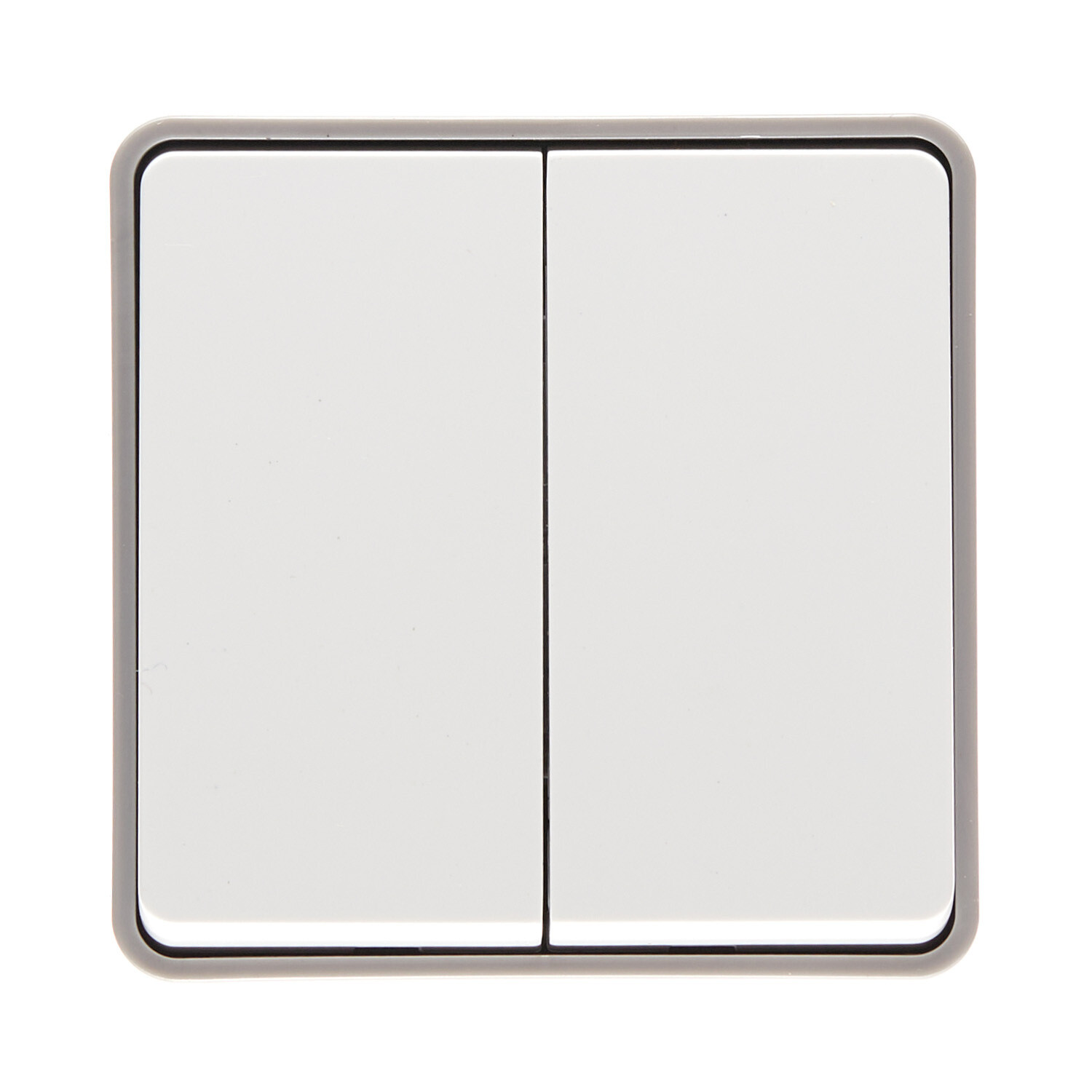 Выключатель Werkel Gallant двухклавишный накладной белый (a051576)