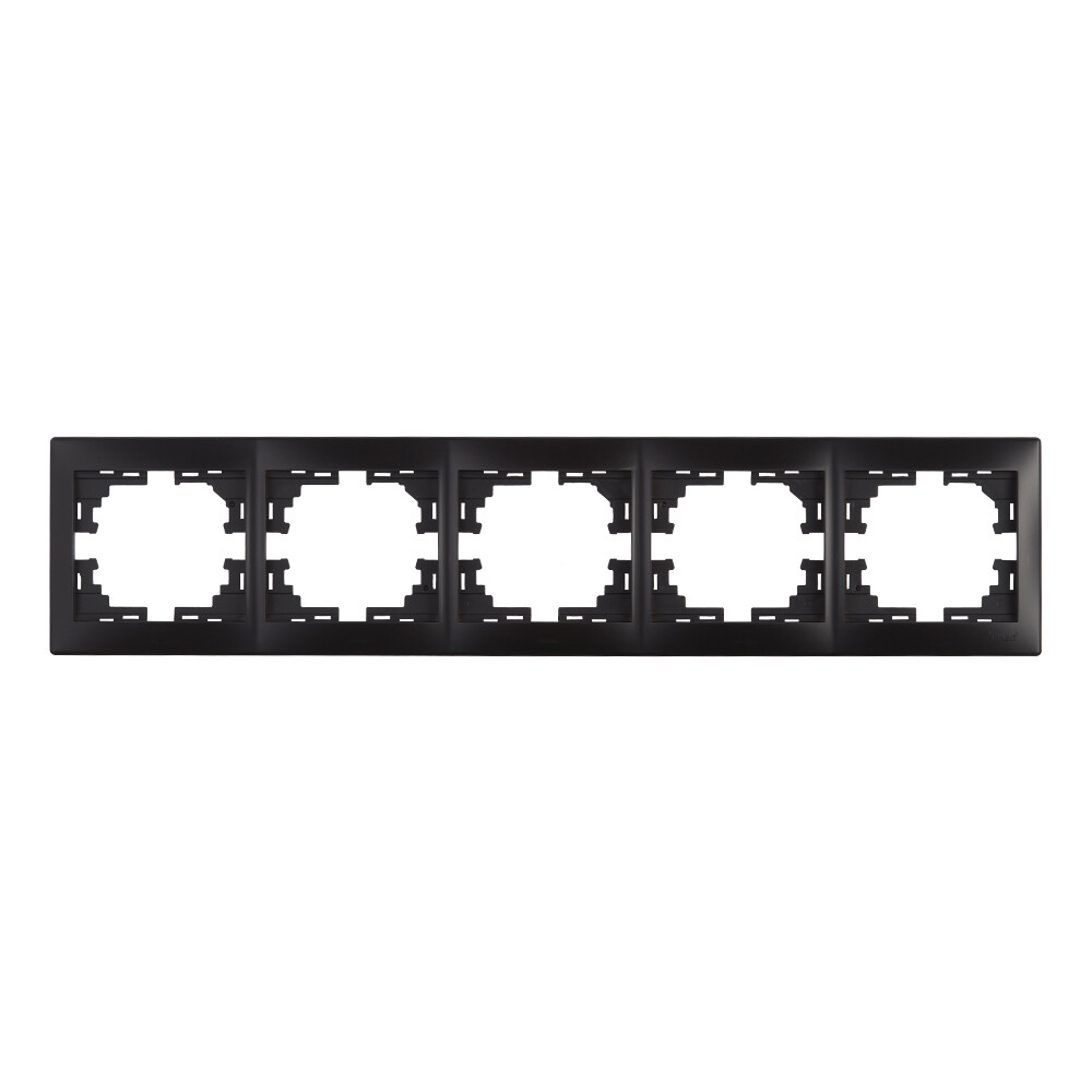 Рамка Lezard Mira пятиместная черный бархат (701-4200-150)