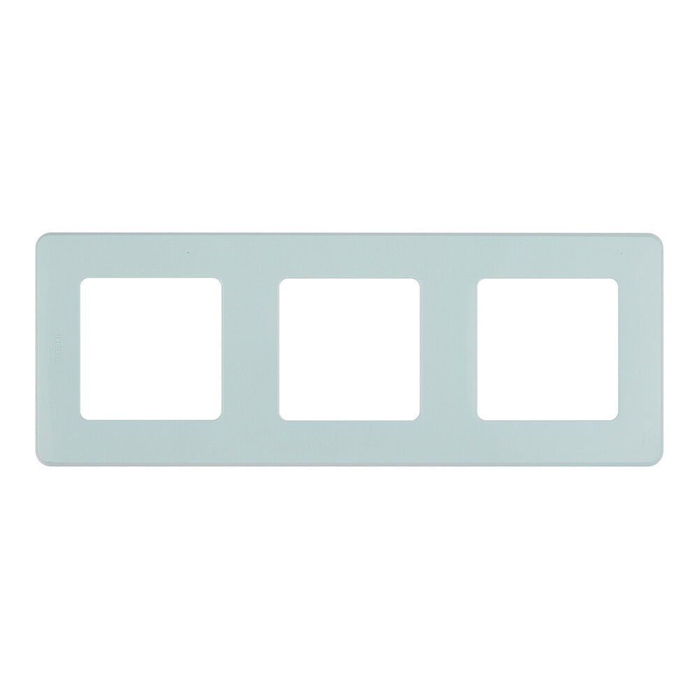 Рамка Legrand Inspiria трехместная мятная (673955)