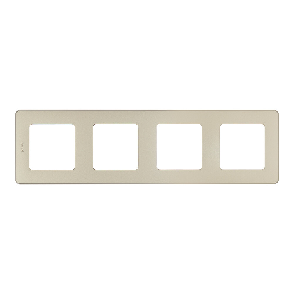 Рамка Legrand Inspiria четырехместная шампань (673968)