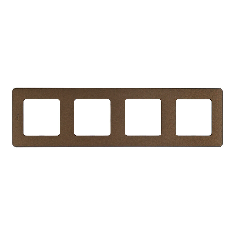 Рамка Legrand Inspiria четырехместная бронза (673969)