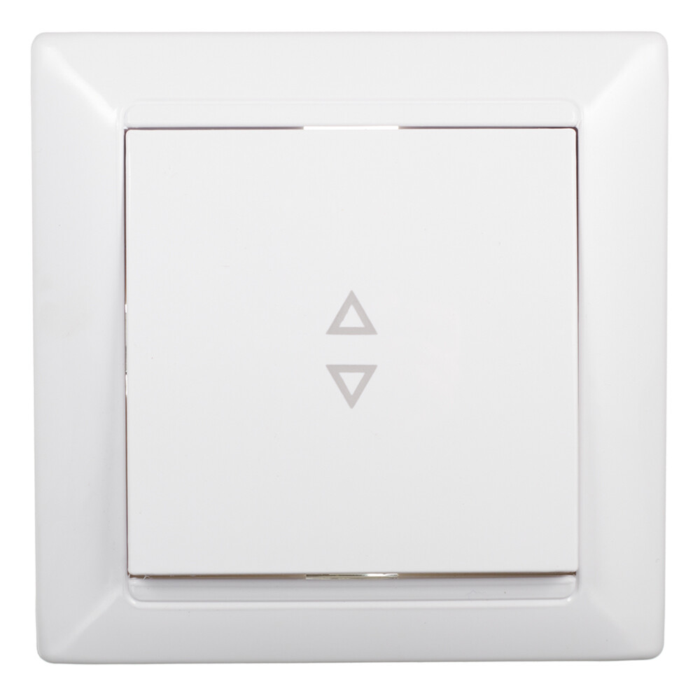 Переключатель Svet одноклавишный встраиваемый белый (SV1001-0016)