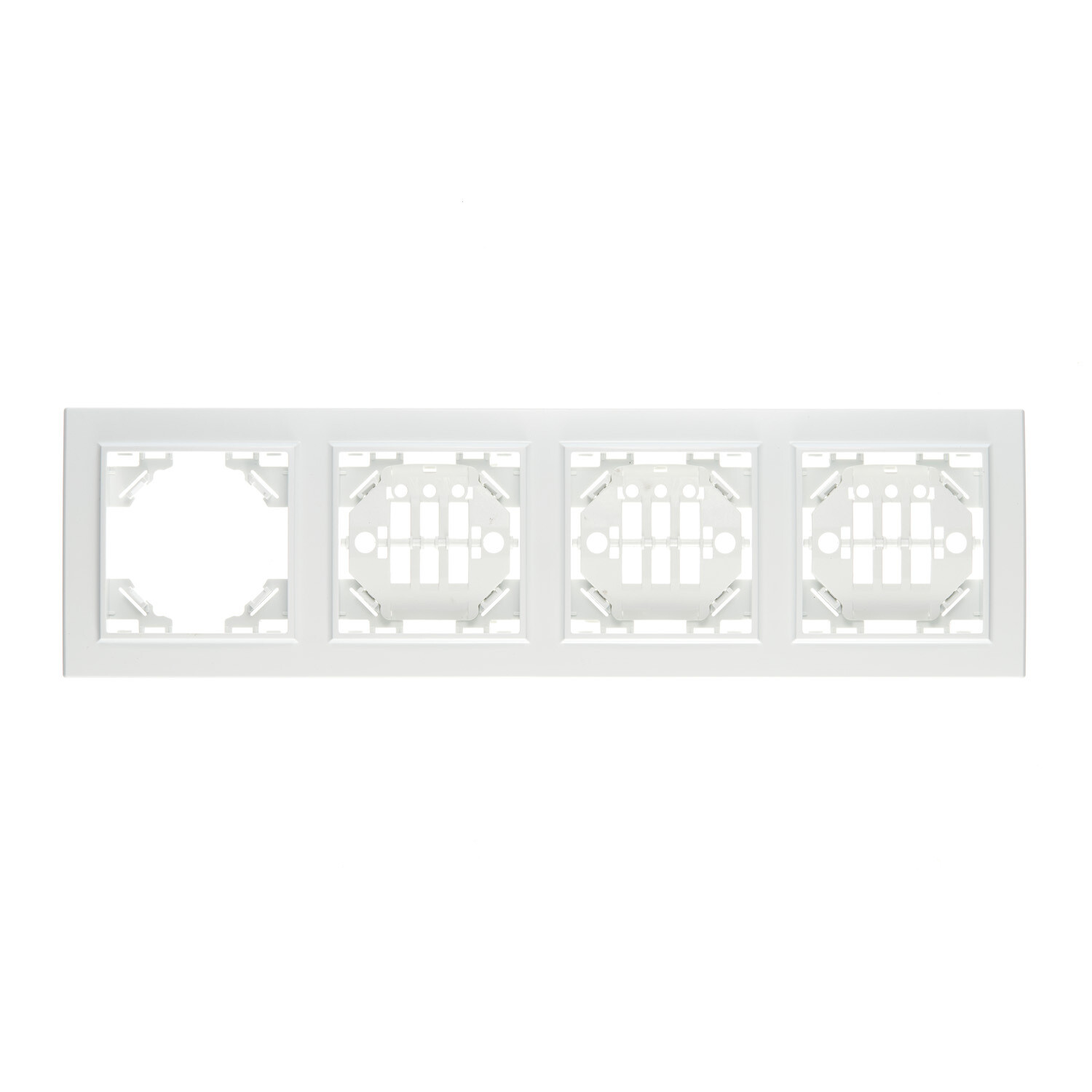 Рамка EKF Минск четырехместная белая (ERM-G-304-10)