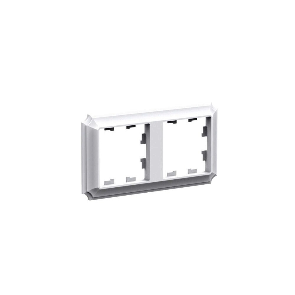 Рамка Systeme Electric AtlasDesign Antique двухместная лотос (ATN101302)