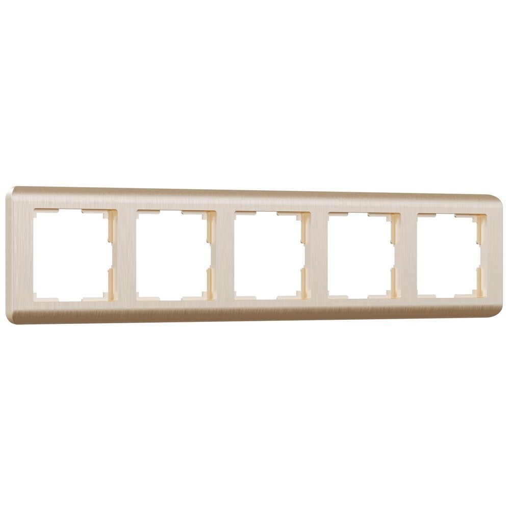 Рамка Werkel Stream пятиместная шампань (a051269)