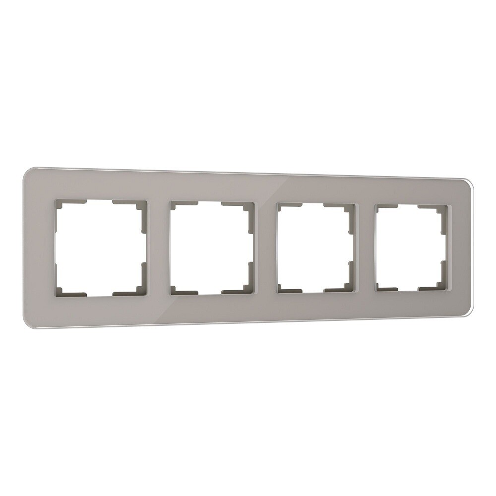 Рамка Werkel Elite четырехместная дымчатая (a057877)