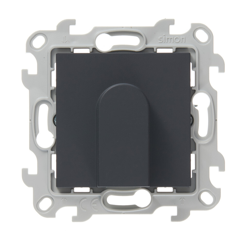 Вывод кабеля Simon 24 Harmonie встраиваемый графит (2410801-038)