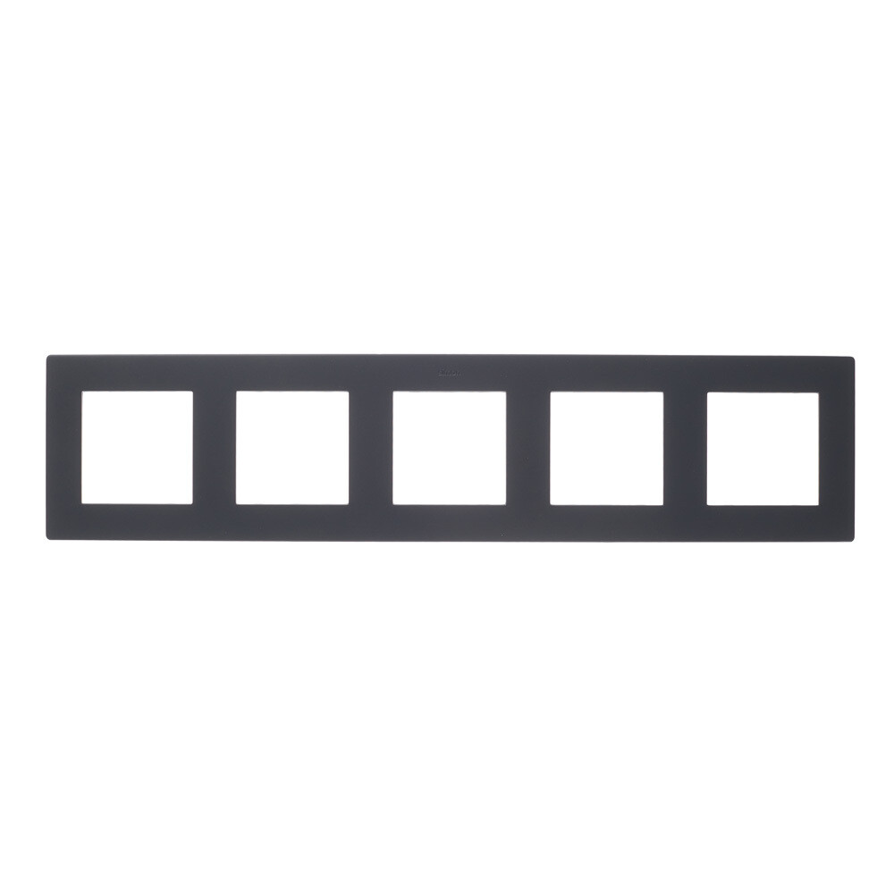 Рамка Simon 24 Harmonie пятиместная графит (2400650-038)