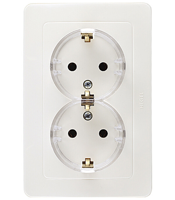 Розетка Hegel Master встраиваемая слоновая кость (РС16-381-01)