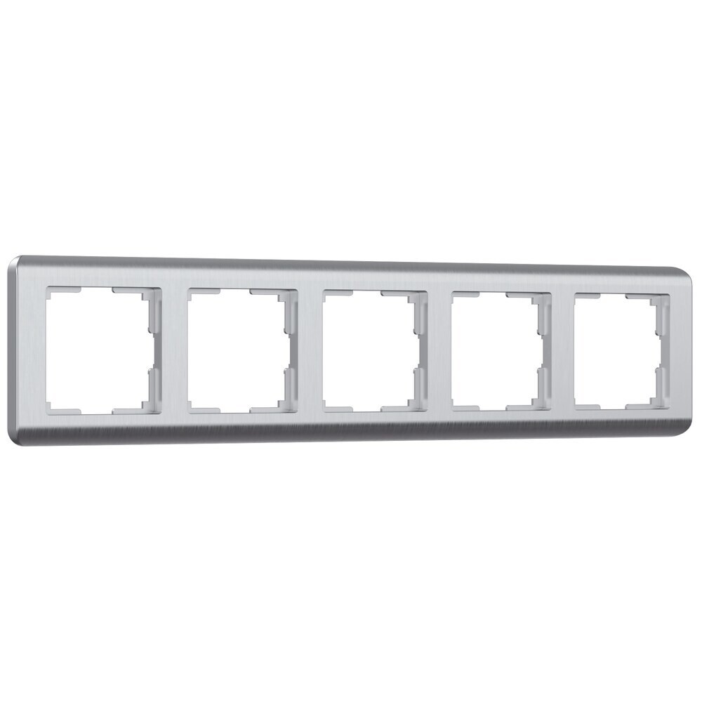 Рамка Werkel Stream пятиместная серебряная (a051272)