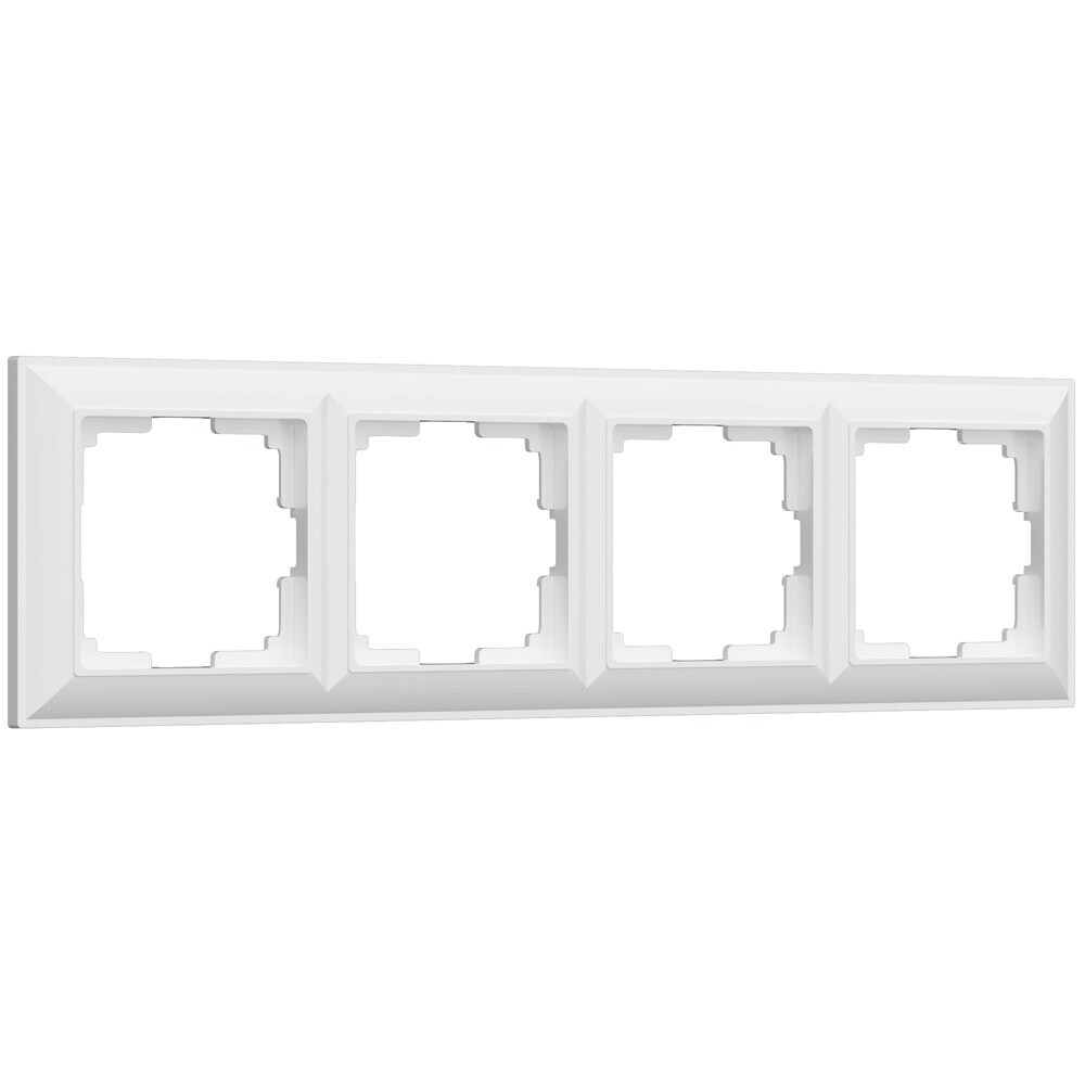 Рамка Werkel Fiore четырехместная белая (a051035)