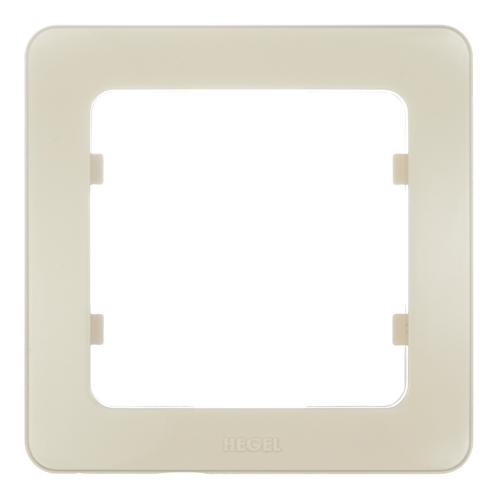 Рамка Hegel Master одноместная слоновая кость (Р401-01)