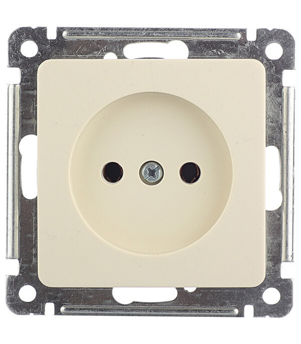 Розетка Hegel Master встраиваемая слоновая кость (РС16-401-01)
