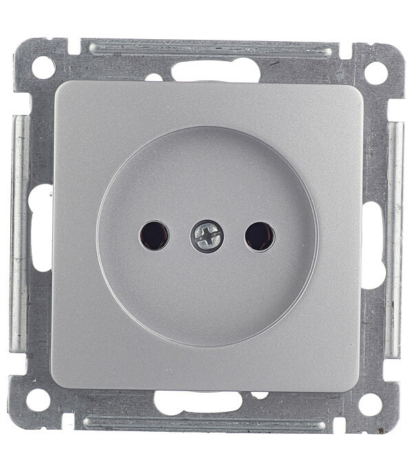 Розетка Hegel Master встраиваемая серебро (РС16-401-06)