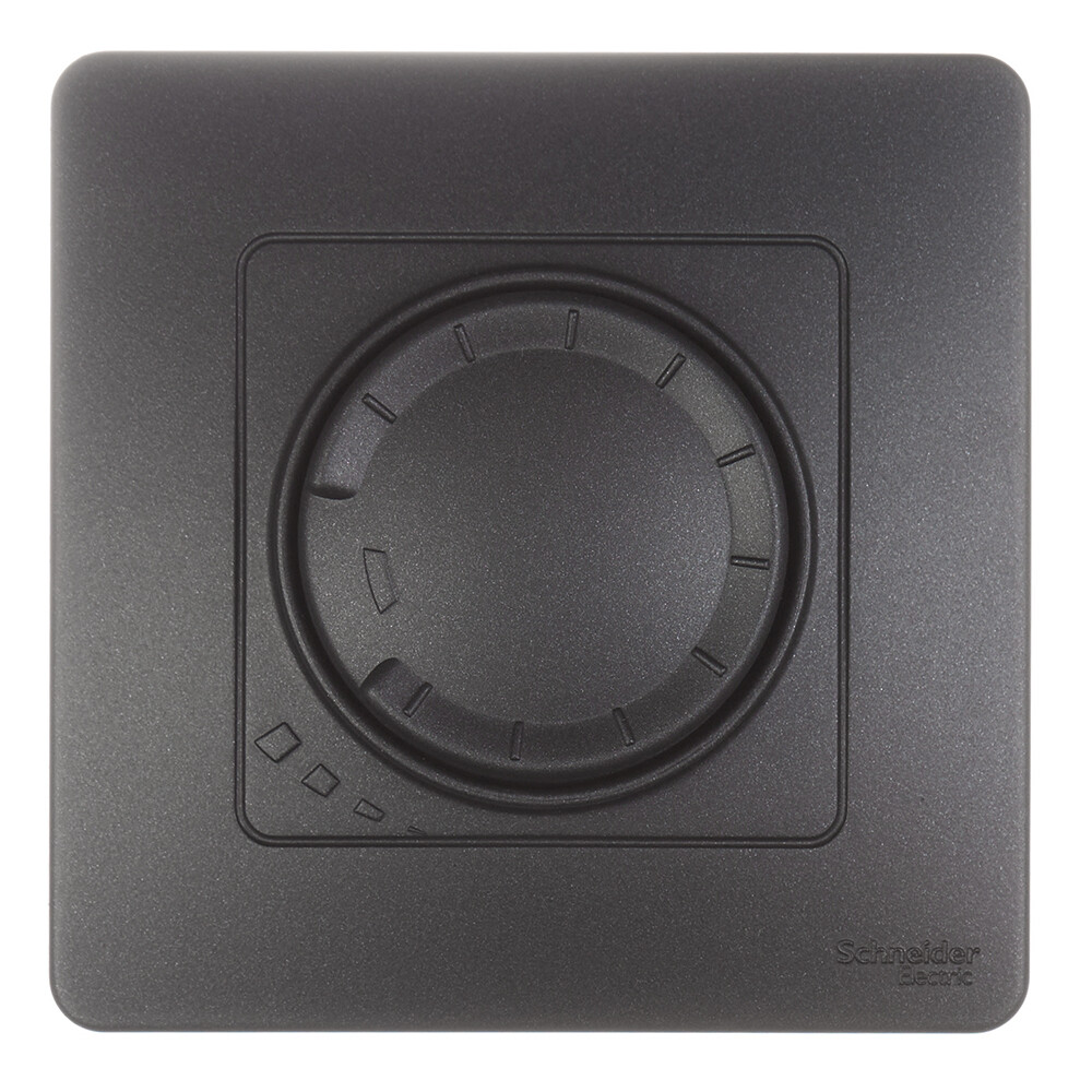 Диммер Systeme Electric Blanca встраиваемый антрацит поворотно-нажимной (BLNSS040016)