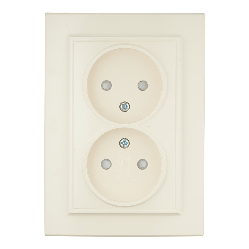 Розетка EKF Минск встраиваемая бежевая (ERR10-102-200)